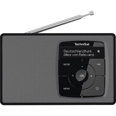 TechniSat DIGITRADIO 2 Radio DAB+, VHF (FM) DAB+, FM, Bluetooth Wekfunctie Zwart/zilver