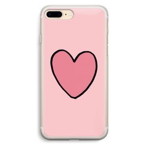 Hartje: iPhone 7 Plus Transparant Hoesje