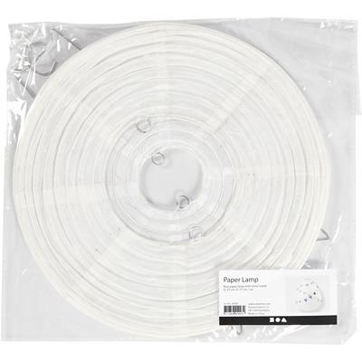 Creativ Company Rijstpapier lamp wit druppel, 27cm