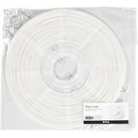 Creativ Company Rijstpapier lamp wit druppel, 27cm