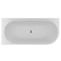 Ligbad Halfvrijstaand Riho Desire Corner Rechts 170x77x60 Acryl Glans Wit met LED Verlichting