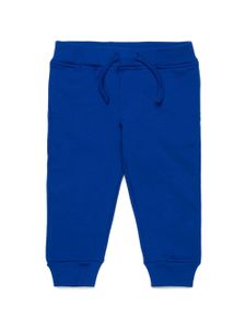 DSQUARED2 KIDS pantalon en coton à logo imprimé - Bleu