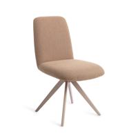 Jesper Home Draaibare Eetkamerstoel 'Taiwa' Turn Beige, kleur Whisper Wheat