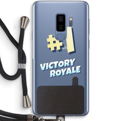 Victory Royale: Samsung Galaxy S9 Plus Transparant Hoesje met koord