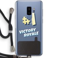 Victory Royale: Samsung Galaxy S9 Plus Transparant Hoesje met koord