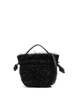 Fabiana Filippi sac texturé à bandoulière - Noir