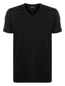 TOM FORD t-shirt à col v - Noir