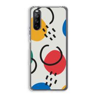 Illustratieve pop 3: Sony Xperia 10 III Transparant Hoesje Illustratieve pop 3: Sony Xperia 10 III Transparant Hoesje