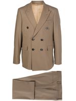 PT Torino costume à veste à boutonnière croisée - Marron - thumbnail