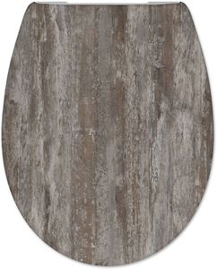 Saqu toiletbril met softclose en quickrelease 36,2x43,6cm multi