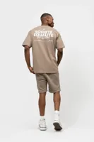 Equalité Societe 2.0 Oversized T-Shirt Heren Beige - Maat S - Kleur: Beige | Soccerfanshop
