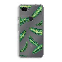 Lange bladeren: Google Pixel 3a Transparant Hoesje Lange bladeren: Google Pixel 3a Transparant Hoesje