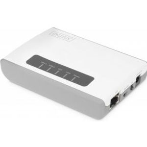 Digitus DN-13024 print server Ethernet LAN/draadloos LAN Wit