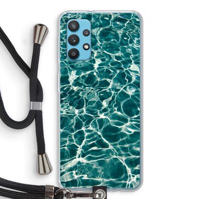 Weerkaatsing water: Samsung Galaxy A32 4G Transparant Hoesje met koord