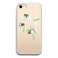 Hang In There: iPhone 7 Transparant Hoesje