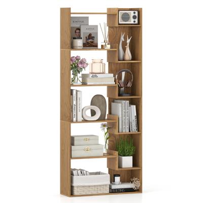 6-laags Boekenrek Houten rek Staand rek Decoratief Opbergrek 69 x 22 x 163 cm