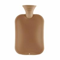 Warmwater kruik - 2 liter - bruin - winter kruiken