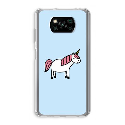 Eenhoorn: Xiaomi Poco X3 NFC Transparant Hoesje