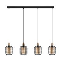 Eglo Eetkamer hanglampChisle met amber glas - 43528