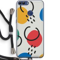 Illustratieve pop 3: Huawei P Smart (2018) Transparant Hoesje met koord