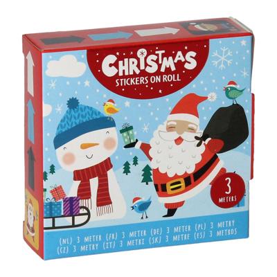 Wins Holland Kerststickers op rol, 3 meter