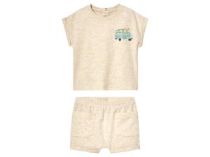 lupilu Baby T-shirt en korte broek (Beige, 62/68)