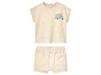 lupilu Baby T-shirt en korte broek (Beige, 62/68)