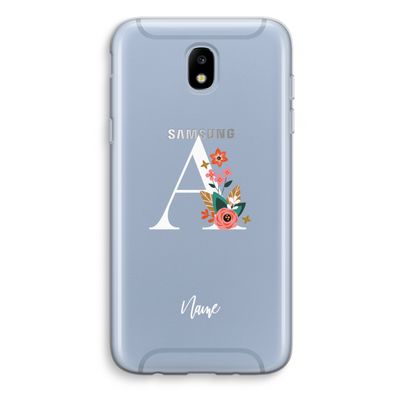 Pink Bouquet: Samsung Galaxy J5 (2017) Transparant Hoesje