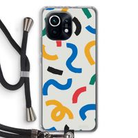 Illustratieve pop 2: Xiaomi Mi 11 Transparant Hoesje met koord