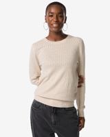 HEMA Damesshirt Structur Zand (zand)