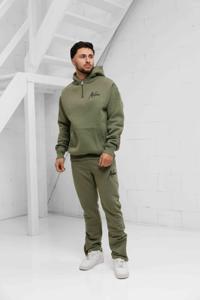 Malelions Striped Signature Half Zip Trainingspak Heren Groen - Maat XL - Kleur: Groen | Soccerfanshop