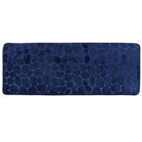 Tendance Badmat Pebble - Memory Foam - extra lang - donkerblauw - 45 x 120 cm - antislip - thumbnail