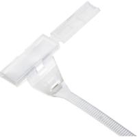 TRU COMPONENTS 1593122 TC-PMT150203 Kabelmarkeringdrager met kabelbinder Montagemethode: Kabelbinder Markeringsvlak: 30 x 9.20 mm Natuur 1 stuk(s)