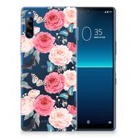 Sony Xperia L4 TPU Case Butterfly Roses
