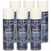 6x stuks sneeuwspray 300 ml