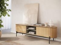 Tv-meubel ROTARIO 2 deuren 168 cm vincenza eik