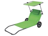 CRIVIT Ligbed met zonnedak (Groen)