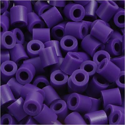 NABBI Foto kralen, afm 5x5 mm, gatgrootte 2,5 mm, medium, donkerpaars (11), 1100 stuk/ 1 doos