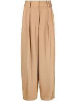 By Malene Birger pantalon de costume Piscali à taille mi-haute - Marron