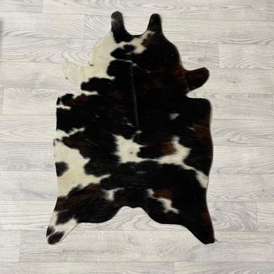 Kleine koeienhuid bruin wit zwart (Normandiër) 90x60cm