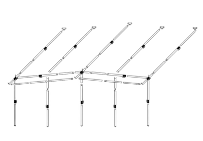 Dorema Frame Voortent President/Smaragd Staal Easygrip 25mm