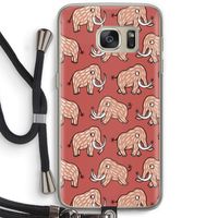 Mammoet: Samsung Galaxy S7 Transparant Hoesje met koord