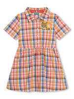 Kenzo Kids robe-chemise à carreaux vichy - Orange