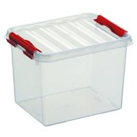 Opberg box/opbergdoos 3 liter 20 x 15 x 14 cm kunststof - thumbnail