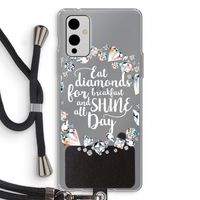Diamonds: OnePlus 9 Transparant Hoesje met koord