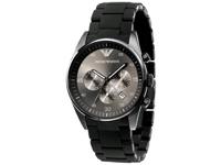 Emporio Armani Sportivo chronograaf Herenhorlogemet zwarte wijzerplaat AR5889