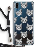 Kitten: Huawei P20 Transparant Hoesje met koord