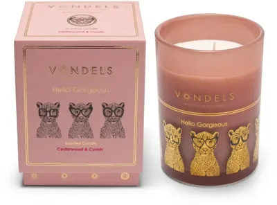 Vondels geurkaars hello gorgeous cedarwood & cumin