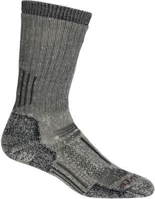 Icebreaker Mountaineer Mid Calf Wandelsok Dames Jet Hthr/Espresso M