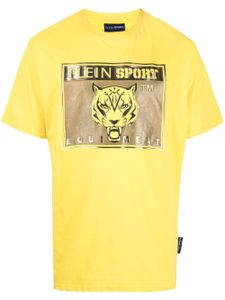 Plein Sport t-shirt à logo imprimé - Jaune